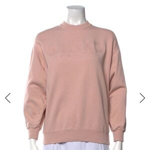 Kenzo Men’s Pale Pink Embroidered Logo Crewneck Sweatshirt